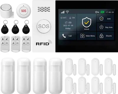 Image de Système d'alarme de sécurité, contrôle par app, communication GSM, E, prise EU