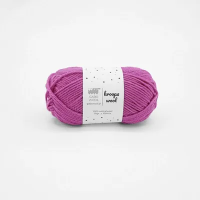 Produktbild von Gabo Wool Kroopa - 100% Wolle, Rosa - Perfekt für Mützen & Schals