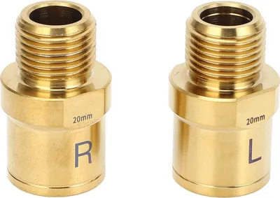 Obrázek produktu pro 2ks 20mm Ti Alloy Bike Pedal Extender, prodloužení hřídele s výztuhou pro cyklistiku, upgrade pedálu pro efektivitu nohy