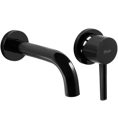 Produktbild von Rea Unterputz Armatur Lungo Black Metallic +IBOX