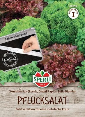 Immagine prodotto di Raccolta combinata di lattuga, nastro di semi da 5 m, variazione di lattuga per raccolti multipli, semi di Sperli