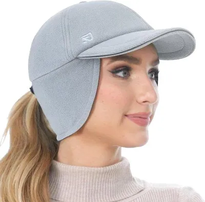Productafbeelding van Fleece Wintermuts voor Dames met Reflectieve Ponytail en Oorklep - Warm en Comfortabel voor Koude Dagen