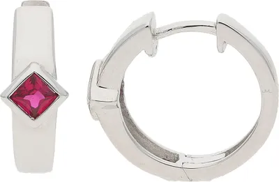 Produktbild von Creolen Silber 925 Zirkonia rosa JL30-06-4273 JuwelmaLux