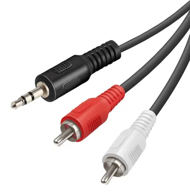 Image de VIVanco™Câble audio jack 3,5 mm vers 2 RCA mâles