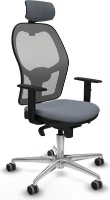 Obrázok produktu pre Kancelárske kreslo s opierkou hlavy Piqueras y Crespo 1D086G2 Grey