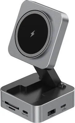 Zdjęcie produktu dla Przenośna stacja ładująca 10 w 1, 15 W, magnetyczne ładowarki bezprzewodowe, PD100W, stacja ładująca z wieloma złączami dla wielu urządzeń, telefonów, słuchawek