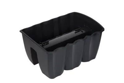 Produktbild von Balkontopf / Balkonpflanzkasten für Balkone InAnthrazit, Maße: 39,3x27,8x20,1 cm
