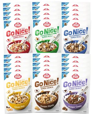 Produktbild von RUF Monats-Vorrat GoNice! Müsli alle Sorten Set (30 Stück)