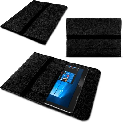 Produktbild von Tablet Tasche für Blackview Tab 18 Schutzhülle Case Tasche Filz CoverFarbe:Dunkelgrau