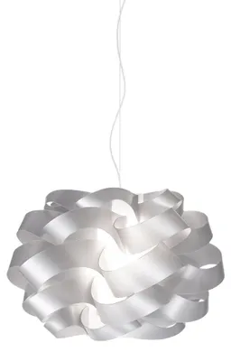 Image de Suspension moderne à 3 lumières Cloud D75 en argent Polilux  Italy