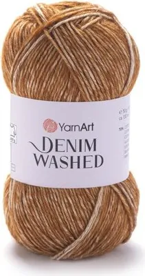 Produktbild von Yarn Art Denim Washed 926 Milky Brown Strickgarn