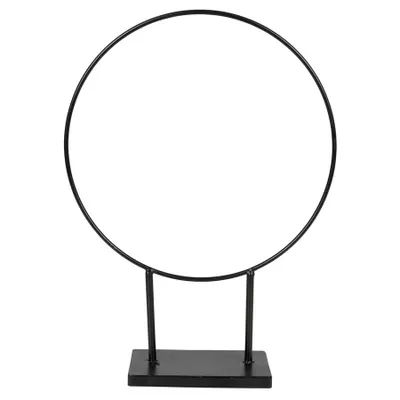 Produktbild von Metall Dekoständer RING - 38 x 28 cm - Metall Deko Ring mit Fuß