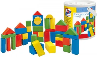 Immagine prodotto di Woody Legno 50 blocchi colorati 90911