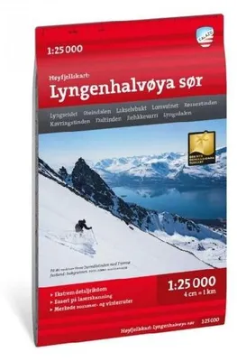 Produktbild von Lyngenhalvoya sor - Hoyfjellskart