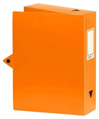 Produktbild von Dokumentenheftbox aus Polypropylen, Rückenbreite 80 mm, Orange
