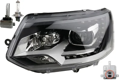 Produktbild von Scheinwerfer passend für VW Transporter T5 LI + Leuchtmittel + Steuergerät 8K0941597E 8K0941597C 8K0941597B 8K0941597 7E5941017 Johns
