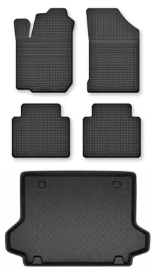 Immagine prodotto di Tappetini a vasca + bagagliaio per Renault Koleos I 2007-2016 SUV 5 pezzi