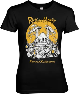 Produktbild von Rest And Ricklaxation Girly Tee - Medium - Black