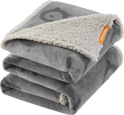 Immagine prodotto di FEANDREA Coperta impermeabile per cani, coperta in pile Sherpa per cani di media e piccola taglia, gatti, 203 x 152 cm, copridivano reversibile,