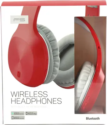Produktbild von Omega Freestyle wireless headphones FH0918, red