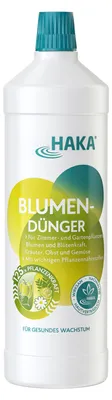 Produktbild von HAKA Blumendünger Flüssigdünger-Konzentrat für kräftige Blüten und Pflanzen 1 Liter