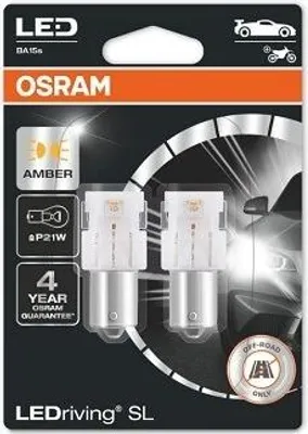 Image de Ampoules LED OSRAM pour voiture 12V 1.3W BA15s 7506DYP-02B