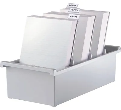 Produktbild von HAN Karteitrog, A5 hoch, für 1.300 Karten, lichtgrau (81420597)