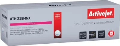 Produktbild von Activejet ATH-219MNX Toner für HP Drucker  Ersatz HP 219X W2193X; Supreme; 2500 Seiten; magenta  mit Chip