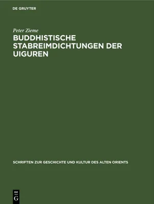Produktbild von Buddhistische Stabreimdichtungen der Uiguren
