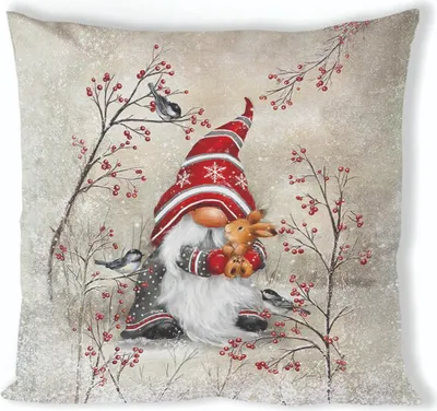 Produktbild von Weihnachten Kissenbezug 40x40 cm Dwarf hug