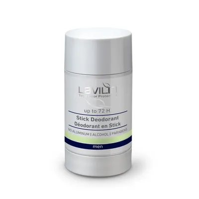 Produktbild von Lavilin Herren Achsel Stick Deodorant – Bis zu 72 Stunden Schutz – Ohne Alkohol, Parabene und Aluminium