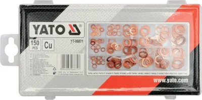 Produktbild von Yato YT-06871, Unterlegscheibe, Kupfer, Kupfer, Rund, 150 Stück(e)