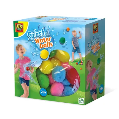 Produktbild von SES Splash-Wasserbälle / Wasserbomben 28 Stück 3+