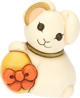 Produktbild von THUN 'Kaninchen Joy mit Ei aus Keramik Sorprese di Pasqua, klein'