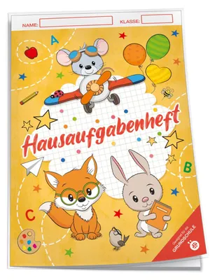 Produktbild von TRÖTSCH - Hausaufgabenheft Grundschule Zum Schulstart Tierfreunde