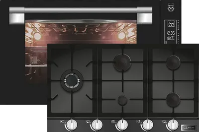 Produktbild von Herd Set/ Kaiser EH 9309 / Einbaubackofen + KCG 9387 / Gas-Kochfeld 90cm