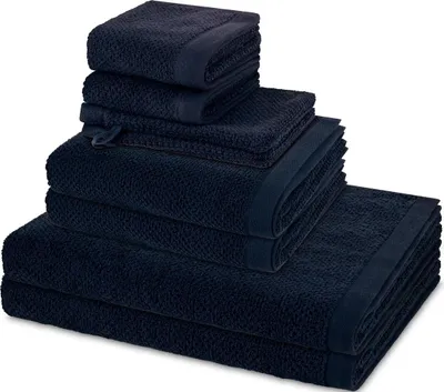 Produktbild von Möve Bliss 2 X Wasch- 2 X Gäste- 2 X Dusch- 2 X Handtuch im Set Extra weich und hautfreundlich, Perlstruktur mit Massageeffekt, Moderner breiter Saum mit Aufhänger