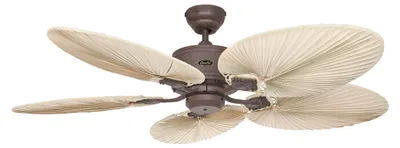 Zdjęcie produktu dla Energooszczędny wentylator sufitowy z pilotem Caribbean Dream Eco II Brown / Palm