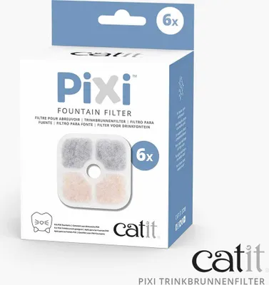 Produktbild von Catit PIXI Trinkbrunnenfilter - 6er Pack