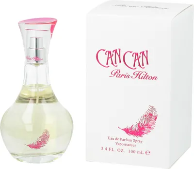 A perfume bottle and its box are displayed side-by-side against a white background.
