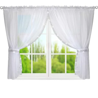 Obrázok produktu pre Hotová záclona z voálu Moderná záclona do obývacej izby LB-248, 150x400 cm