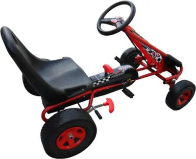 Produktbild von vidaXL Go Kart Rot 96 x 60 x 56 cm