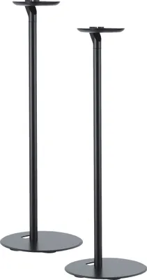 Produktbild von conecto CC50595 2er-Set Premium Standfuß für SONOS ONE + SONOS PLAY:1 mit Kabelmanagement, Höhe: 71,6cm, Traglast: max. 3,0kg, schwarz