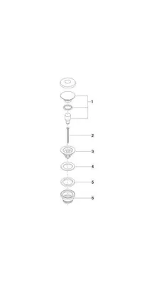 Produktbild von Dornbracht Ablaufgarnitur mit Druckverschluss 1 1/4, 10125970-09