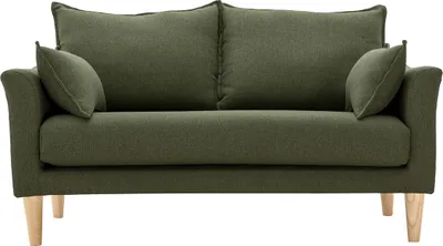 Produktbild von Miliboo - Skandinavisches 2-Sitzer-Sofa Khaki KATE