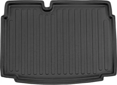 Produktbild von SCOUTT | Kofferraumwanne Laderaumwanne Kompatibel mit Volkswagen Polo 5 Hatchback 2009-2017 (Untergeschoss), mit Hoher Rand, Kofferraum-Schutzmatte, Geriffelt, Aufrollbar, Schwarz