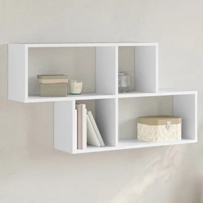 Produktbild von "im Angebot" Wandregal Weiß 100x20x53 cm Holzwerkstoff - Wandregale CC23465