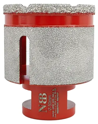 Imagen del producto de Broca diamantada con conexión M14 para porcelana y azulejos, de 50 mm