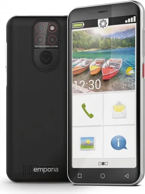Produktbild von Emporia emporiaSMART5.mini, 12,6 cm (4.95"), 4 GB, 64 GB, 13 MP, Android 13, Schwarz