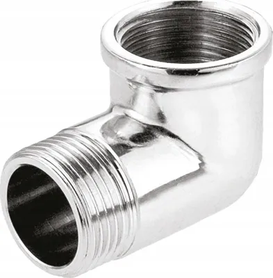 Immagine prodotto di Invena | Raccordi Angolari Cromati 1/2" - Alta Qualita - Durevoli - Ideali Per Impianti Sanitari